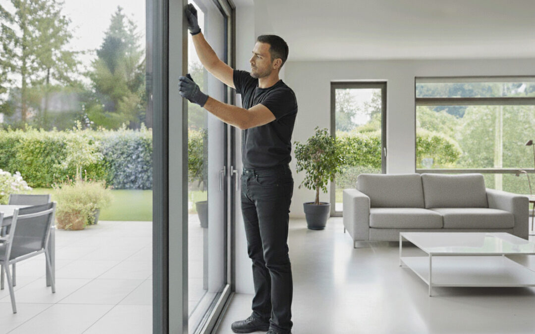 Nieuwe schuifpui plaatsen